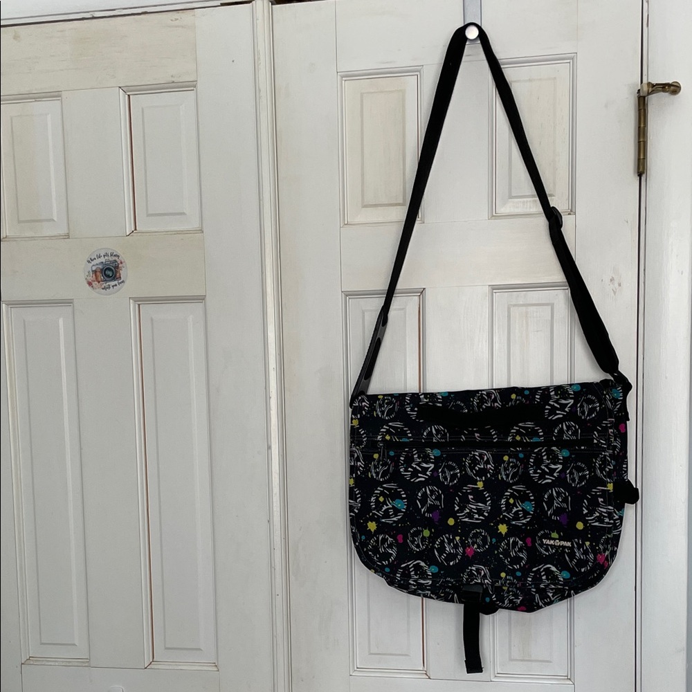 Black Patterned Women's Bag